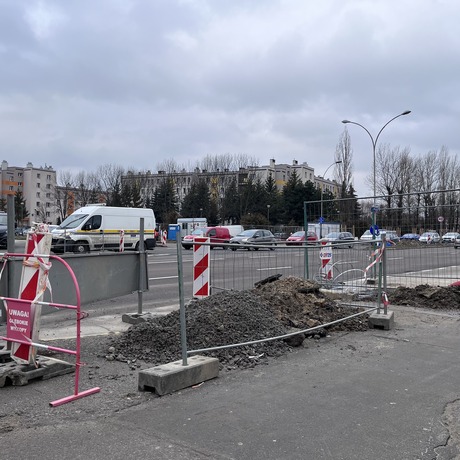 Rozbudowa skrzyżowania ul. Lwowskiej i ul. Mieszka I [luty 2023] - fot 4